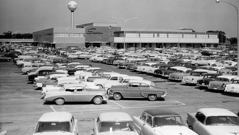 Sears Shopping Center (Lincoln Park Shopping Center) - Historical Photo